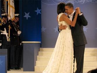 Michelle Obama - Dancing at Inaugural Ball