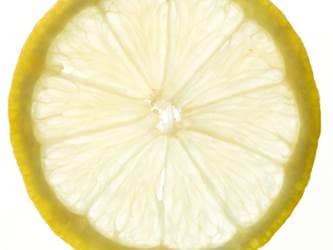 Thin lemon slice