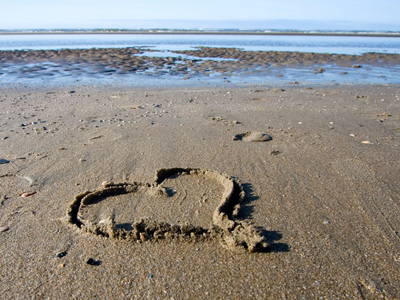 Heart in Sand