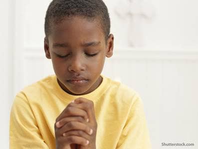 Religion Kid Praying