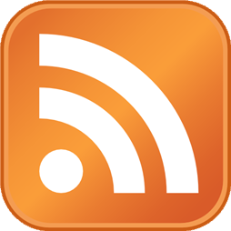 A standard RSS feed icon