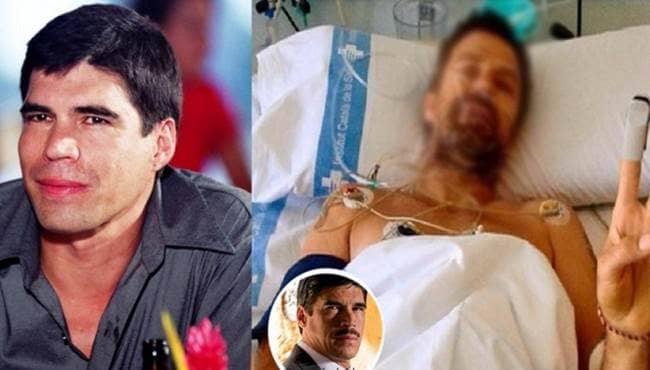Foto falsa del actor Alberto Estrella en el hospital