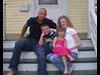Courtney, husband John, and her two stepchildren