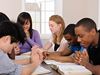 Prayer group of college students