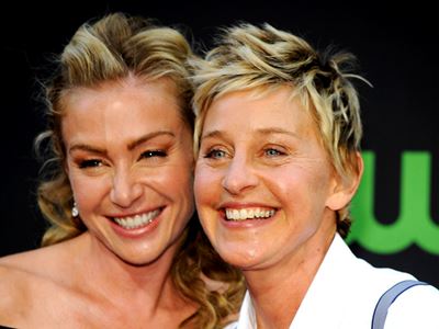 Ellen DeGeneres and Portia de Rossi