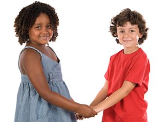 Two friends - how kids learn respect