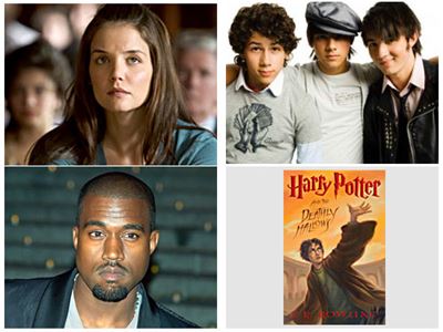 Katie Holmes Kanye West The Jonas Brothers Harry Potter