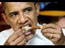 Obama eating fried chicken