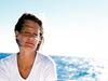 Relaxed woman by the sea