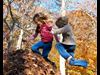 play in the leaves