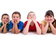 Smiling group of kids