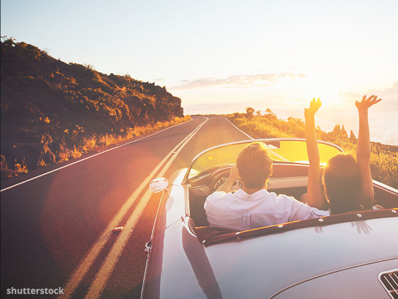Couple Driving