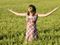Prayer Girl in Field