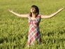 Prayer Girl in Field