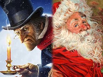 Scrooge and Santa