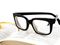 Dark-Rimmed Glasses