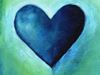 Blue Heart Painting