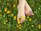 Bare feet