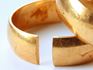 Divorce broken wedding rings