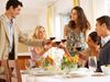 People at dinner party