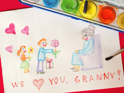 Drawing of We Love Granny