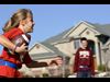 playing flag football