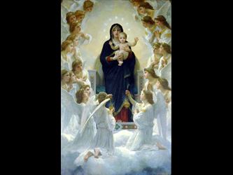 The Virgin with Angels by William-Adolphe Bouguereau