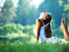 Upward Facing Dog in Grass