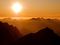 Sunrise over mountains
