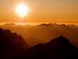 Sunrise over mountains