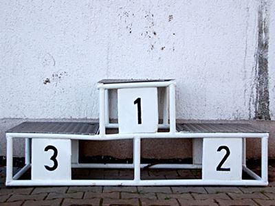 Podium for winners