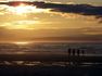 Summer sunset on beach