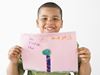 boy with drawing
