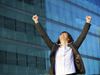 Happy businesswoman