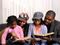 family reading the bible