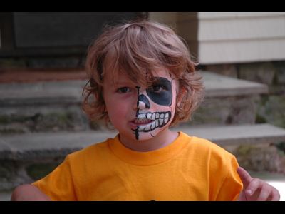 Dante's Spooky Halloween Face