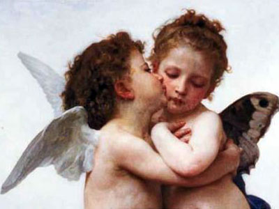 The First Kiss by William Bouguereau