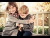 kids hugging and showing affection