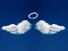 Angel wing clouds halo
