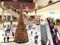 Christmas shopping in a mall