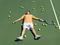 Man collapsed on tennis court
