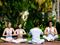 Outdoor yoga