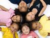 kids laying in circle