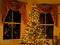 Christmas tree in a living room