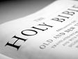 Holy Bible Closeup