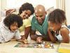 Family Playing Board Game