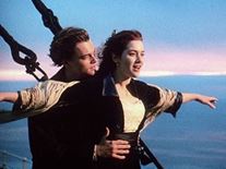 Leonardo DiCaprio and Kate Winslet in Titanic