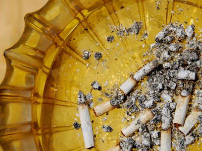 Full ashtray