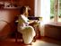 Writing at desk