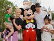 Hugh Jackman with wife Deborra and children Oscar and Ava